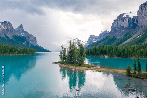 Spirit island Jasper national park