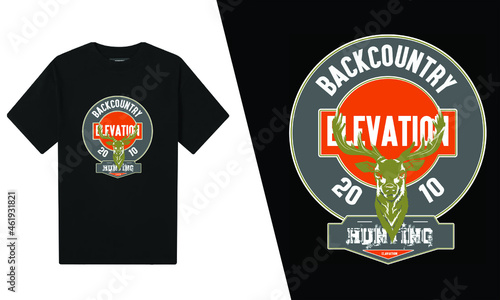 Backcountry Elevation 2010 Hunting T-Shirt Design
4. Wildlife T-Shirt Design 
