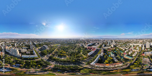 Panorama, Town Park, Center City, Sunny photo
