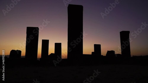 Selchuk Tombs at Ahlat Cemetery photo