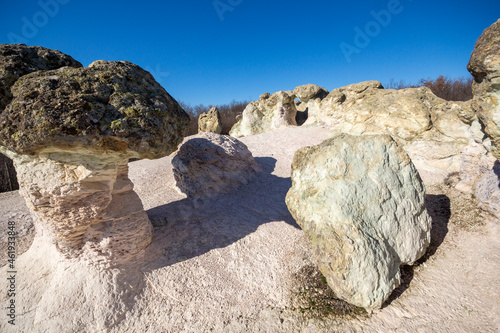 Rock formation The Stone Mushrooms, Bulgaria