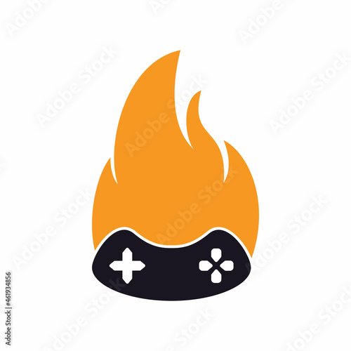 Gaming boy logo vector design.  Gaming mascot template design.