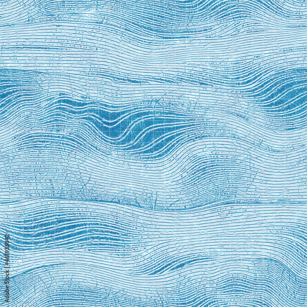 Seamless bright blue blueprint pattern for textile and print High Seamless bright blue blueprint pattern for textile and print High