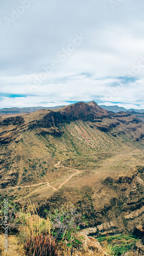 mountain and volcanic landscape of Gran Canaria, Spain © Bart