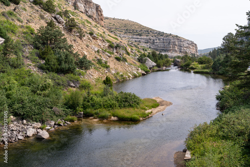 Popo Agie River in the Sinks Canyon State Park outside of Lander, Wyoming