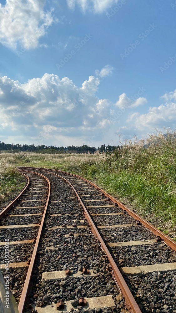 railway in the countryside