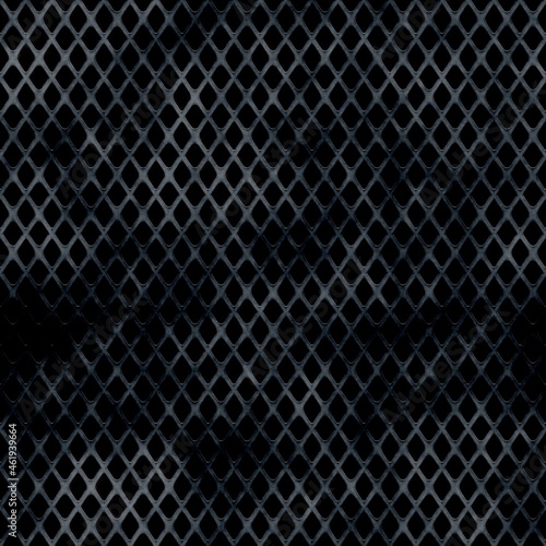 Seamless grunge metal mesh wire grid background pattern