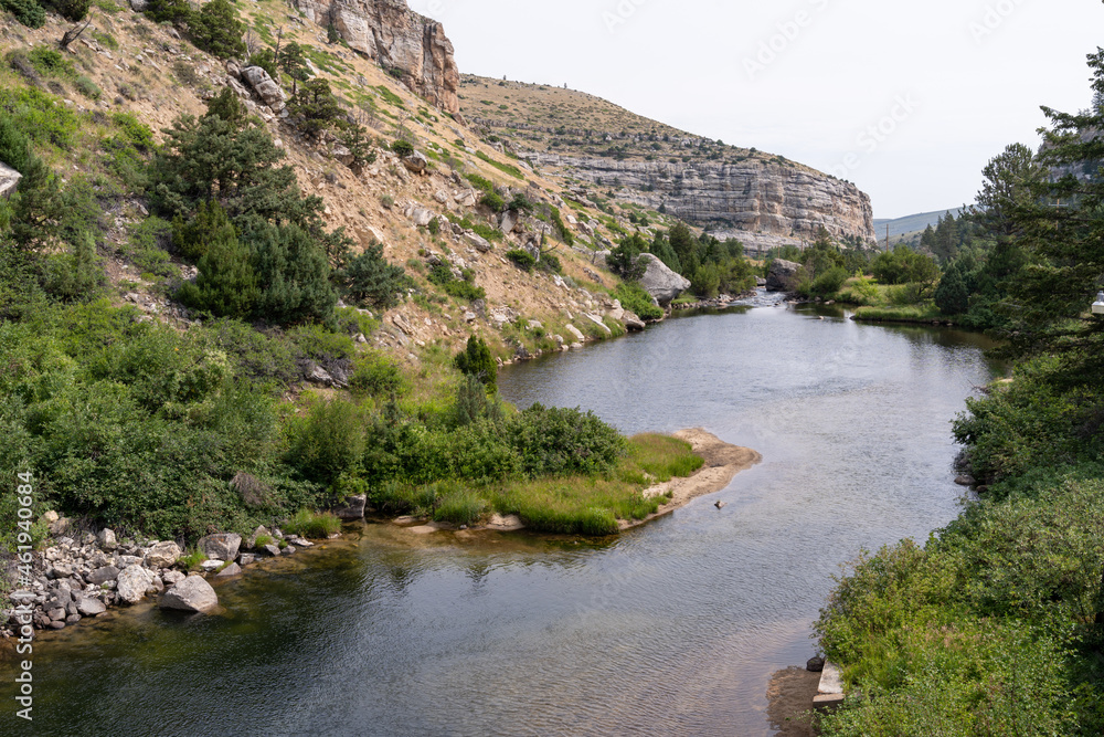 Popo Agie River in the Sinks Canyon State Park outside of Lander, Wyoming