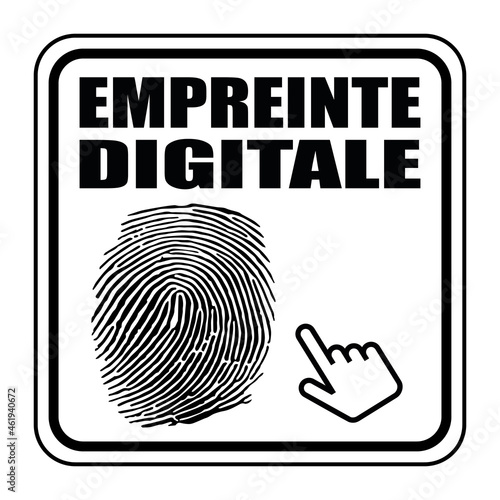 Logo empreinte digitale.