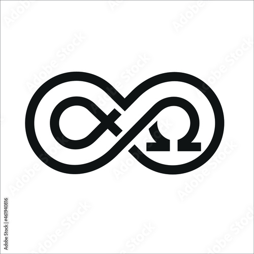 alpha beta and infinity logo