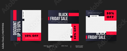 black friday social media post