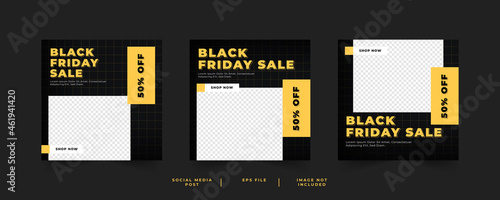 black friday social media post