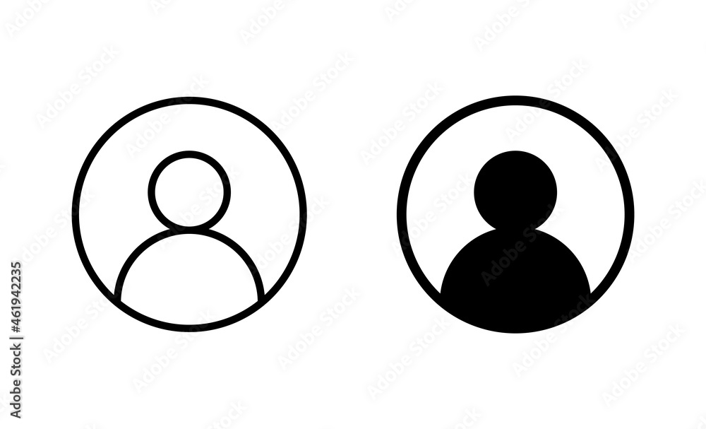User Icons set. person sign and symbol. people icon. User Icons set. person sign and symbol. people icon.