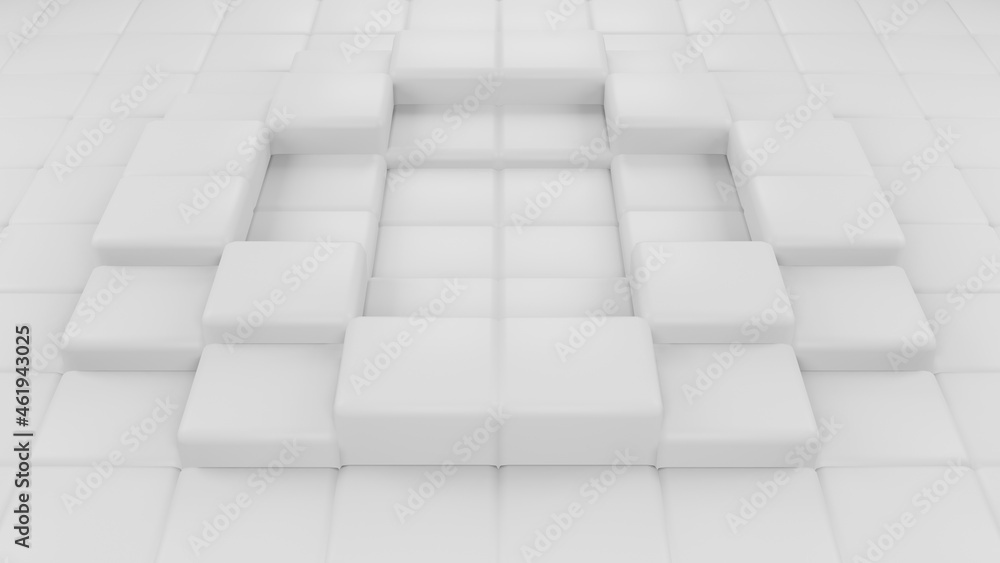 Abstract 3d rendering of geometric square shapes composition modern background Abstract 3d rendering of geometric square shapes composition modern background