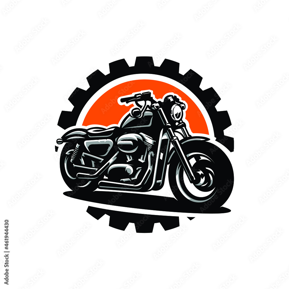 Premium Vector, Motorcycle