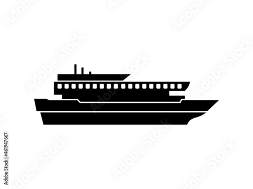 cruise ship icon, transportation