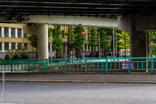 雉子橋とそこから見える風景　Hitotsubashi Chiyoda city tokyo, Japan 2021-09-28 photo