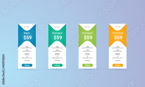Pricing Table Template