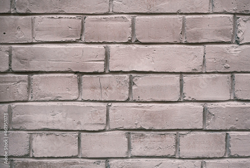 The background of a white brick wall