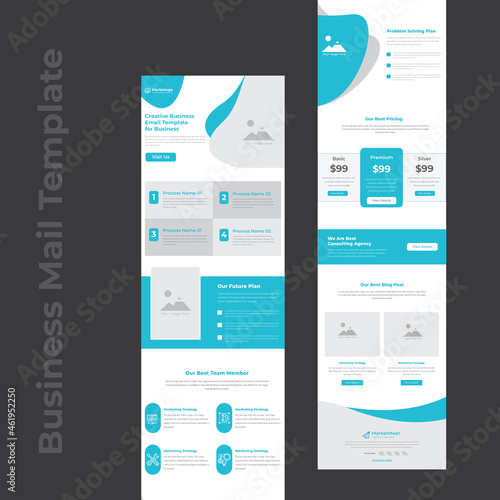 Multipurpose Business B2B E-newsletter Template design