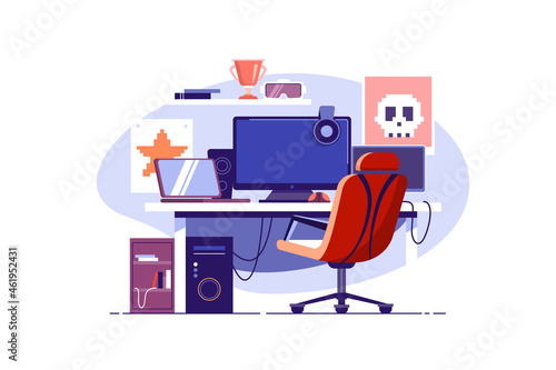 Multiple computer monitors for gaming