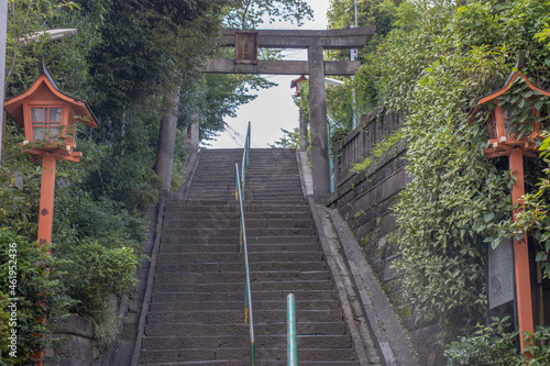 鳥居と階段