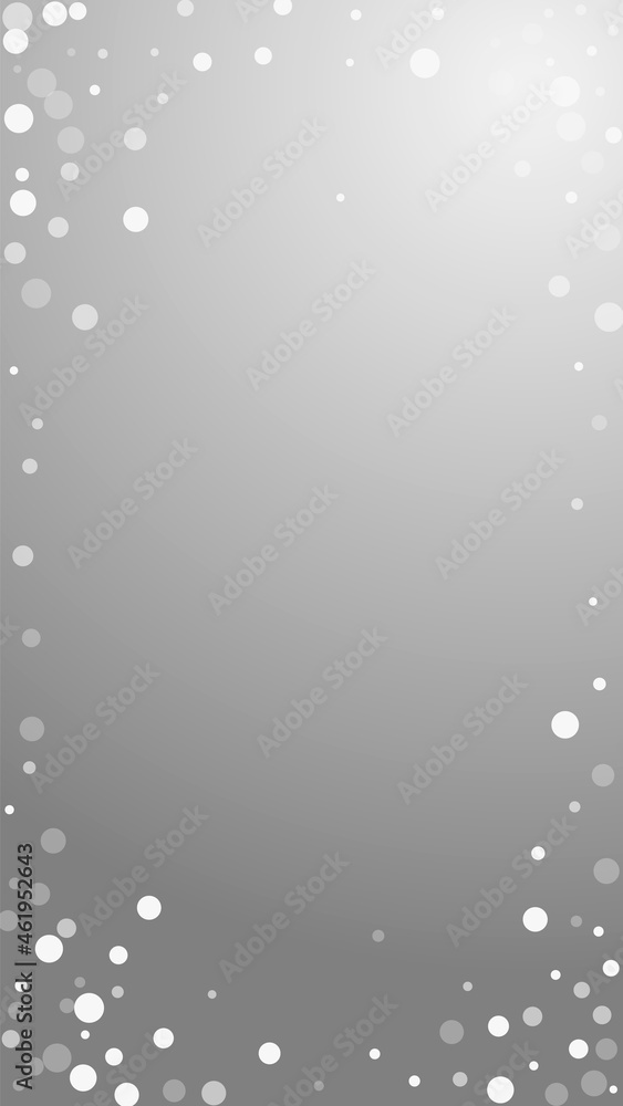 White dots Christmas background. Subtle flying sno White dots Christmas background. Subtle flying sno