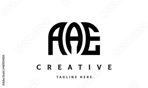 AAE creative taj three latter logo vector