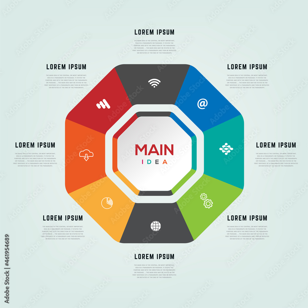 Vector Infographic arrow design template with options or steps and Can be used for process diagram, presentations, workflow layout, banner, flow chart, info graph design.eps
Vector Infographic arrow design template with options or steps and Can be used for process diagram, presentations, workflow layout, banner, flow chart, info graph design.eps