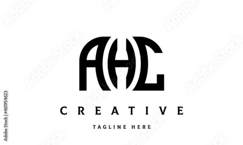 AHL creative taj three latter logo vector