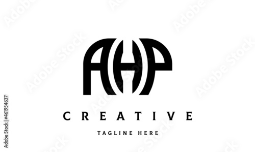 AHP creative taj three latter logo vector