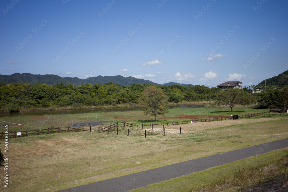 Obraz premium 日本の岡山県浅口市寄島の美しい風景
