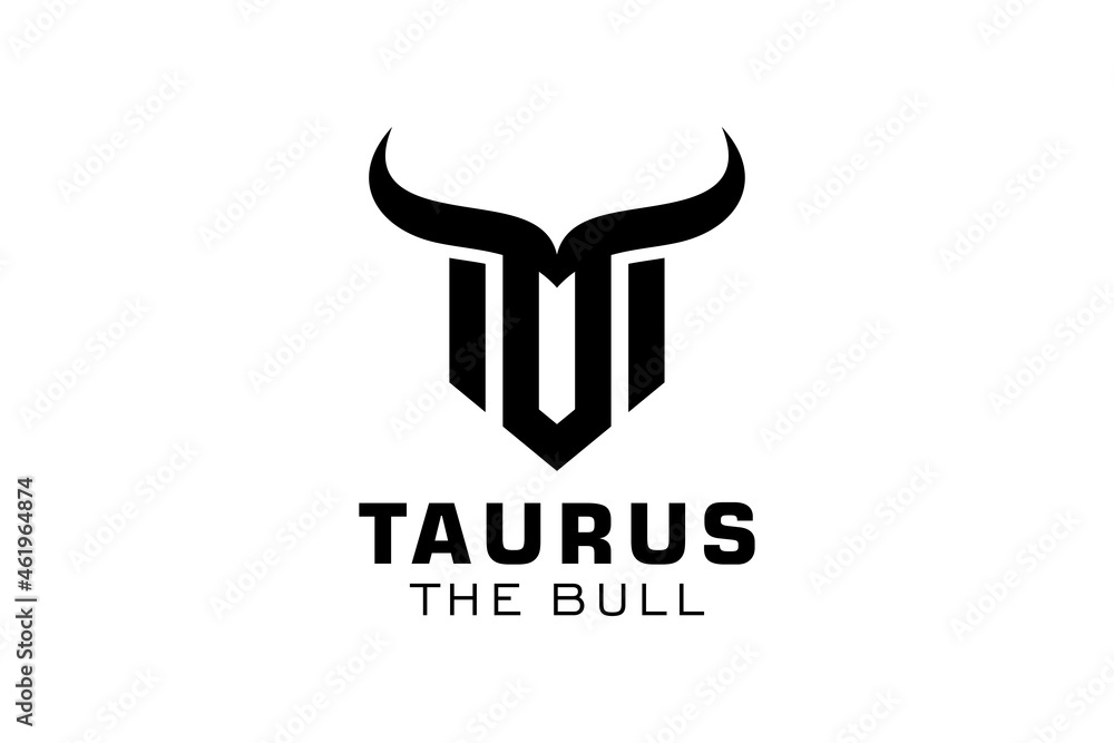 Letter T logo, Bull logo,head bull logo, monogram Logo Design Template Element Letter T logo, Bull logo,head bull logo, monogram Logo Design Template Element