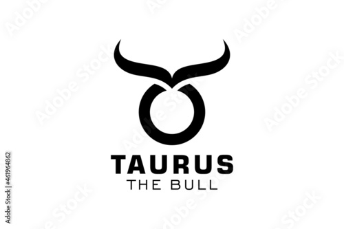 Letter O logo, Bull logo,head bull logo, monogram Logo Design Template Element