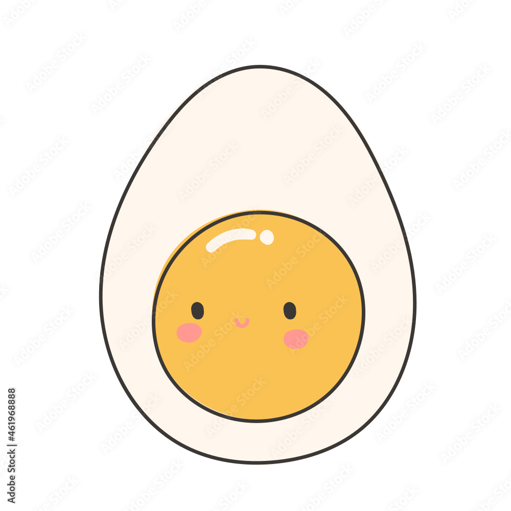 Fototapeta premium cute eggs illustration