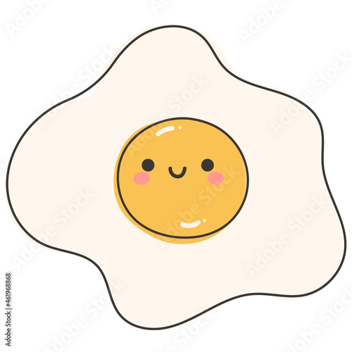 cute eggs illustration
