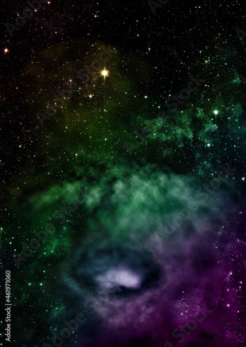 Fototapeta Naklejka Na Ścianę i Meble -  Being shone nebula