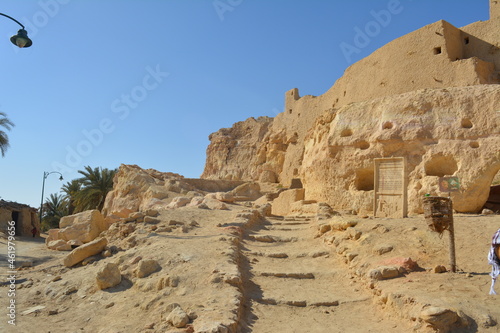 Picture of the Temple of Prophecies that Alexander the Great erected in Siwa Oasis. Egypt