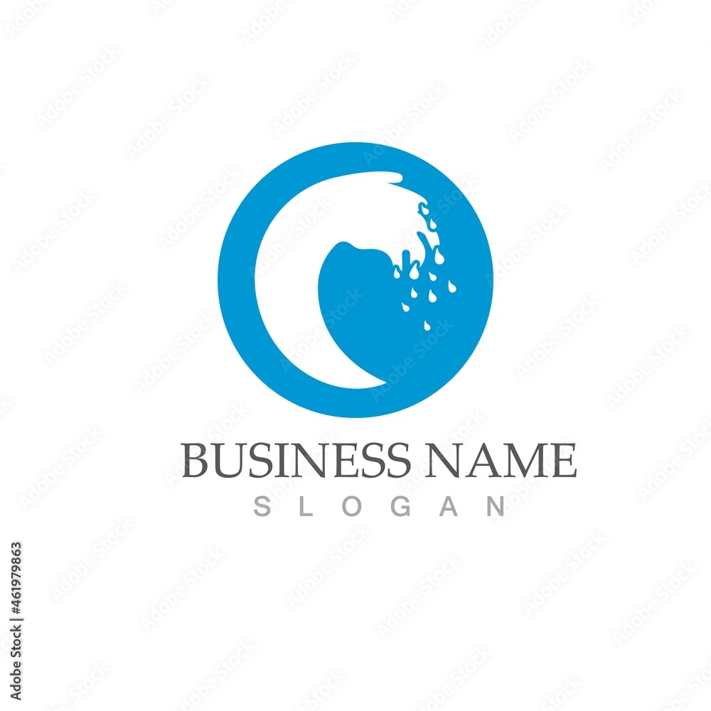 water wave icon vector illustration design water wave icon vector illustration design
