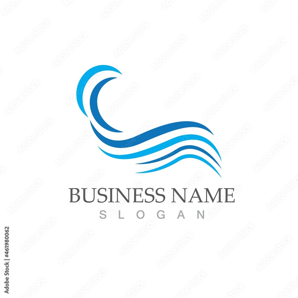 water wave icon vector illustration design water wave icon vector illustration design