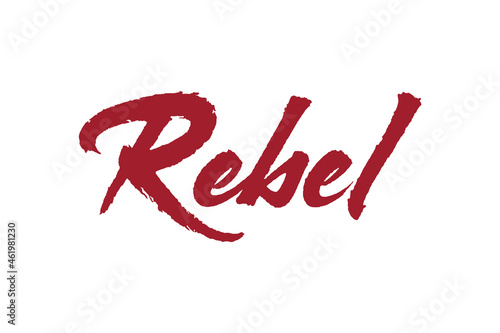Rebel lettering design