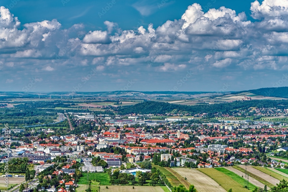 landscape bisamberg elisabethhoehe lower austria september