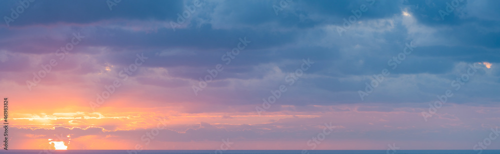 Natural background, stunning view of a dramatic, cloudy sunrise. Romantic sky, copy space, sky replacement, Sardinia, Italy. Natural background, stunning view of a dramatic, cloudy sunrise. Romantic sky, copy space, sky replacement, Sardinia, Italy.