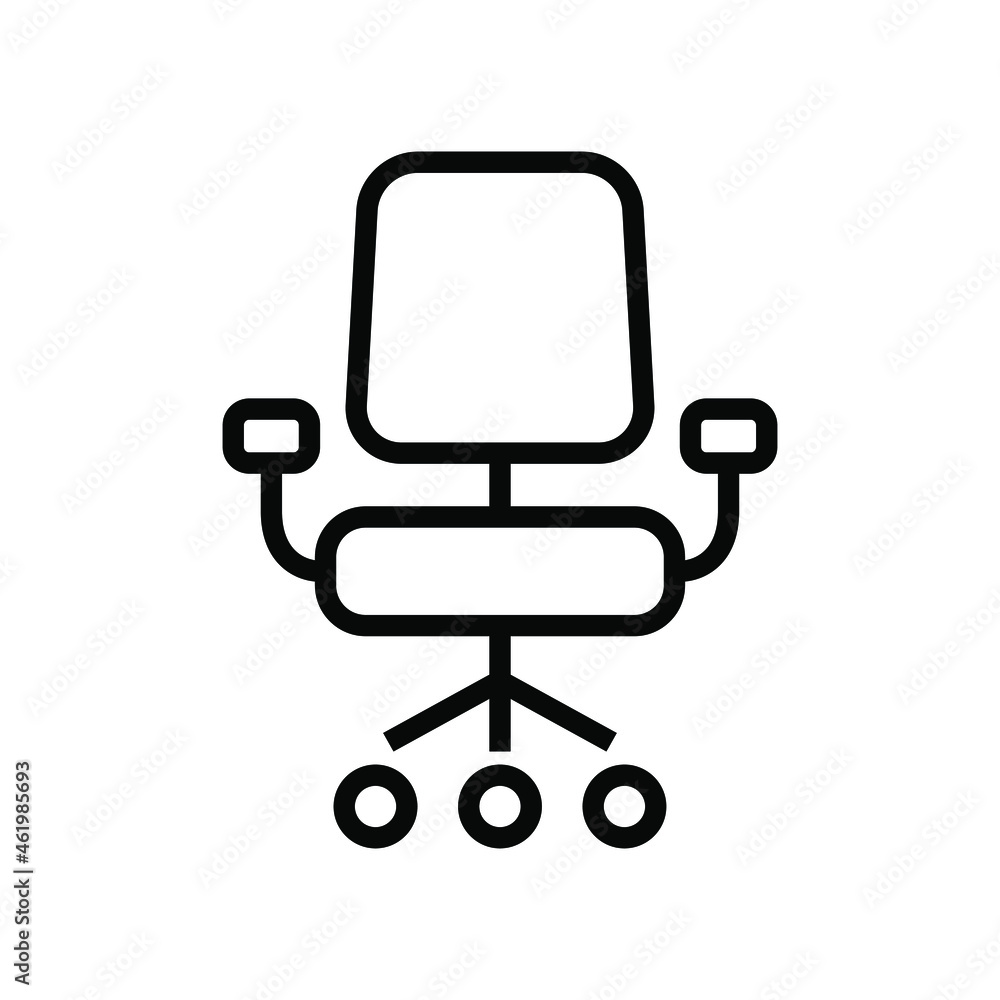 Office chair icon Office chair icon