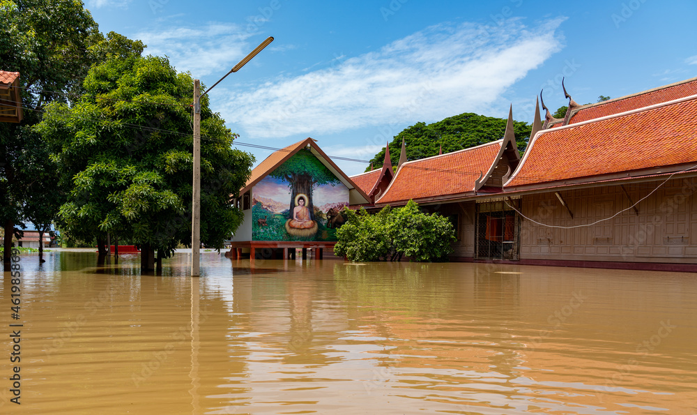 Fototapeta premium Thailand Floods 2021