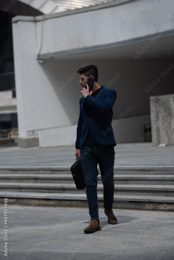 Having a conversation on the phone Having a conversation on the phone