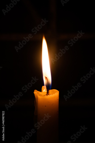Yellow candles when using fire and not using fire