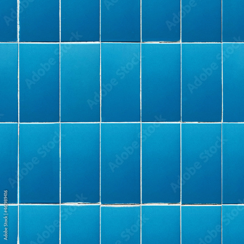 Blue Old Tiles Texture. Seamless texture. Perfect tiled on all sides.