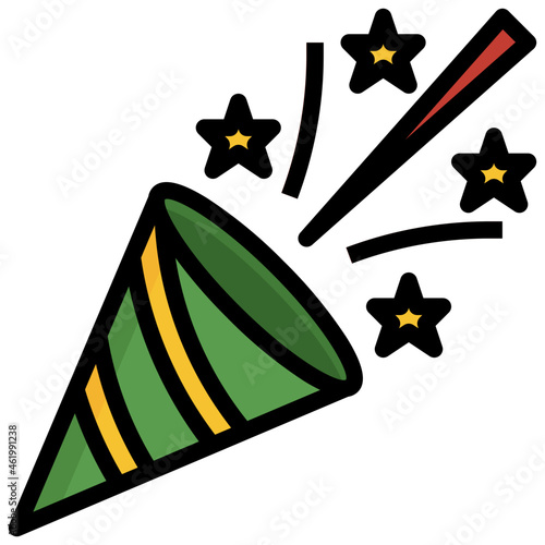 CELEBRATION filled outline icon,linear,outline,graphic,illustration