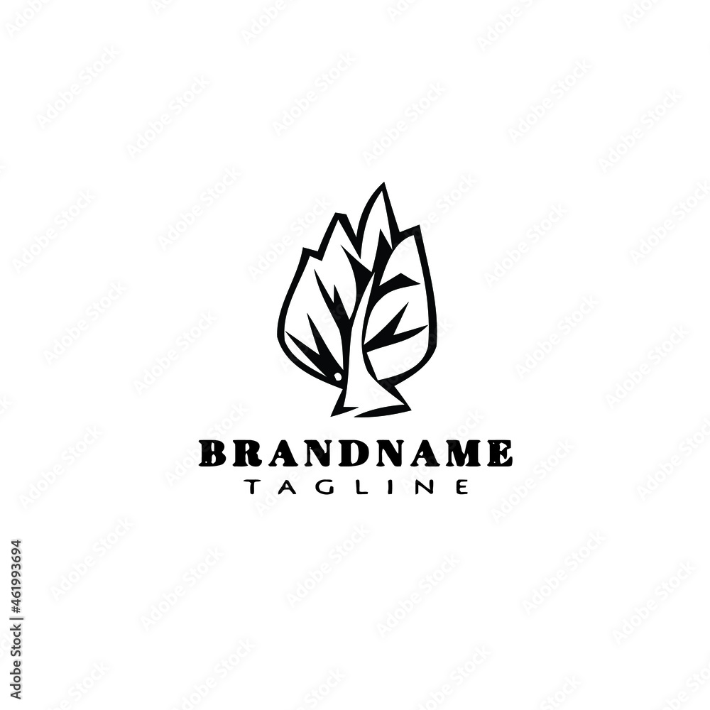burning bush logo cartoon icon design template simple isolated vector illustration burning bush logo cartoon icon design template simple isolated vector illustration